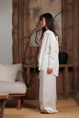 Linen Woman Shirt White